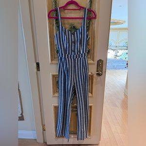 Stripe jumpsuit